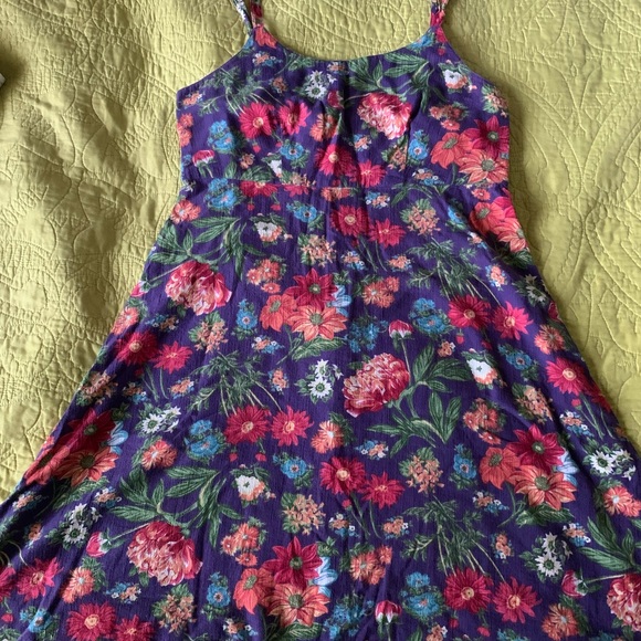Vintage Lizsport purple Floral dress - Picture 5 of 8